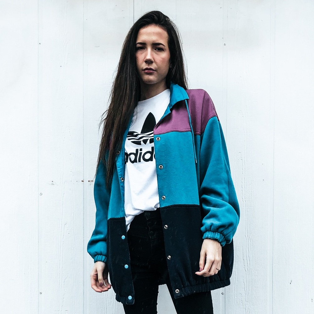 Vintage 80’s Bright Reversible Jacket